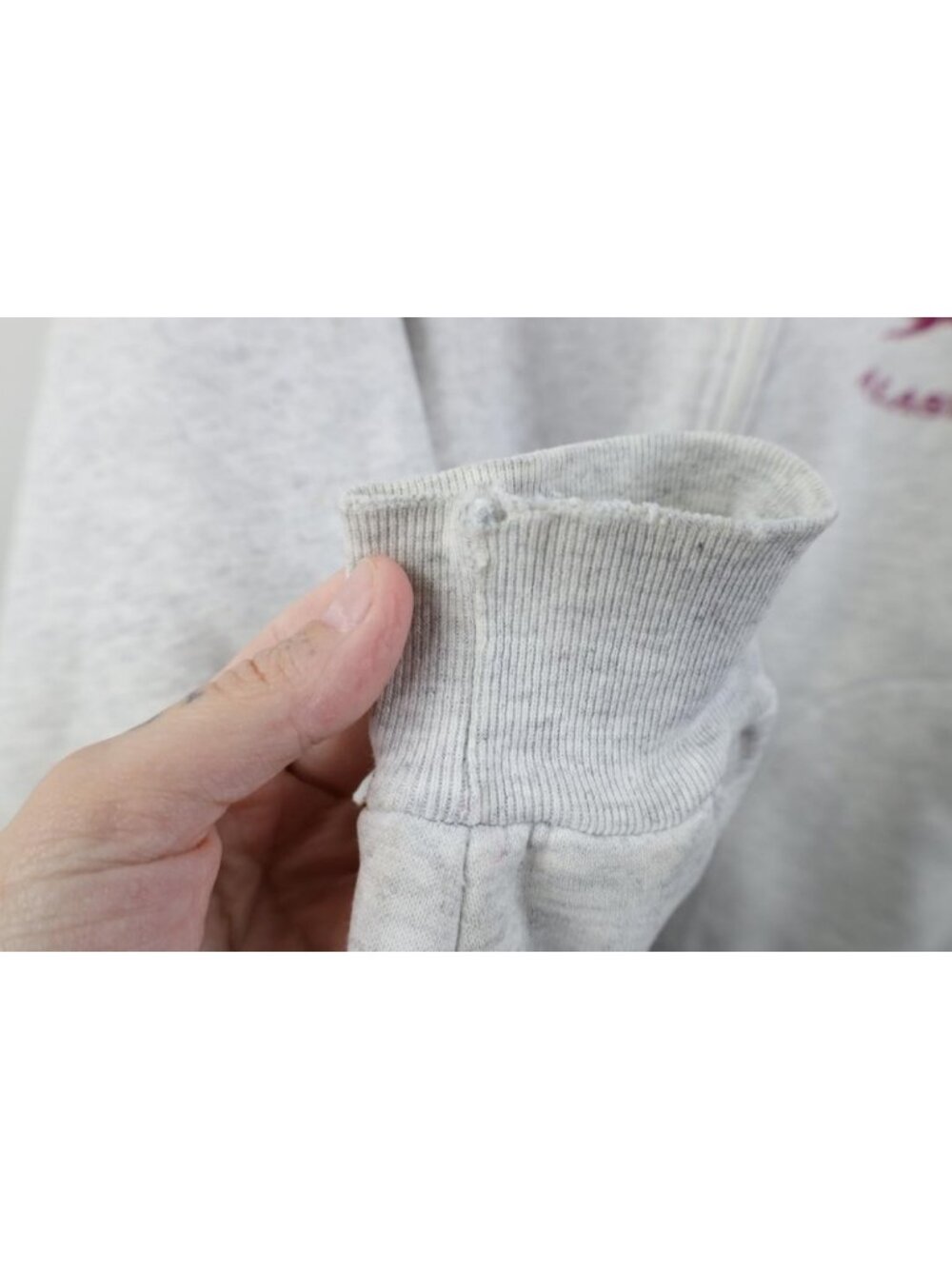 Vtg 90s Streetwear Womens Large Skagway Alaska Full Zip Hoodie Sweatshirt USA - Picture 9 of 16